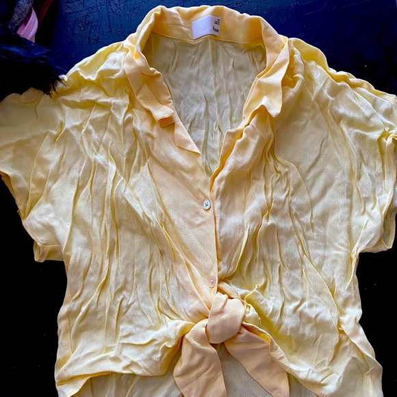 Wilfred Free Crop Tie Top - Picture 2 of 4